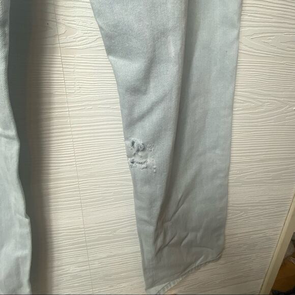 Calvin Klein Jeans Light Wash With Surf Repair Size 33 - Picture 10 of 12